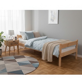 Дитячі ліжка для підлітків для хлопчиків ЛіжкоТиша 80х170 сосна