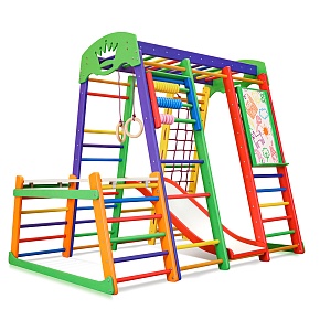 Спортивный комплекс для дома  SportBaby «Акварелька Plus 1-3»